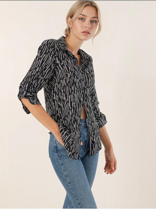 Camicia fantasia a maniche lunghe bdart - Kiabi Camicia fantasia a maniche lunghe bdart - Kiabi