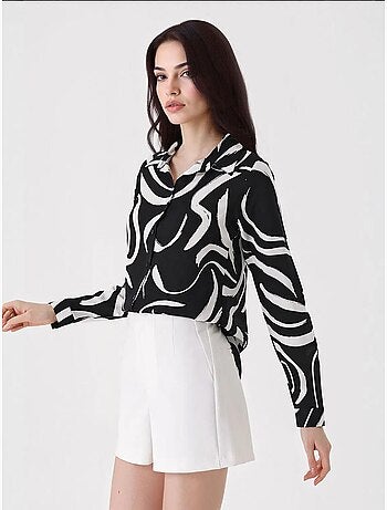 Camicia fantasia a maniche lunghe bdart