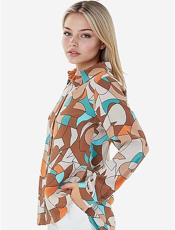 Camicia fantasia a maniche lunghe bdart