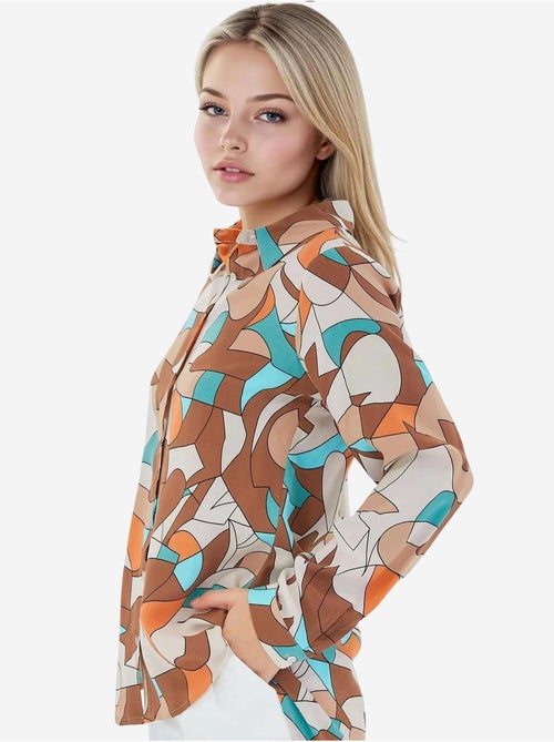 Camicia fantasia a maniche lunghe bdart - Kiabi Camicia fantasia a maniche lunghe bdart - Kiabi