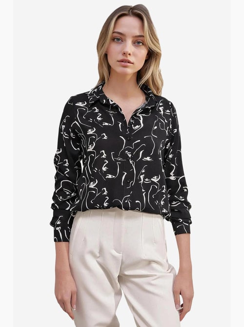 Camicia fantasia a maniche lunghe bdart - Kiabi Camicia fantasia a maniche lunghe bdart - Kiabi