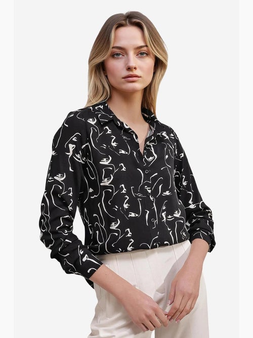 Camicia fantasia a maniche lunghe bdart - Kiabi Camicia fantasia a maniche lunghe bdart - Kiabi