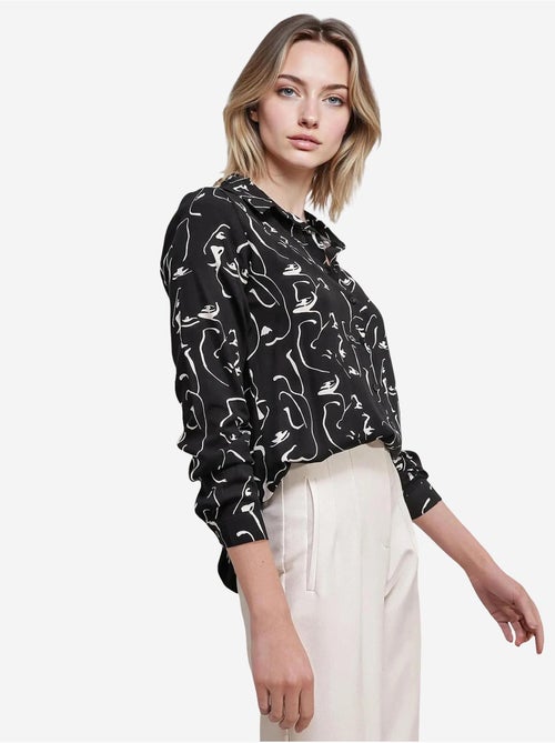 Camicia fantasia a maniche lunghe bdart - Kiabi Camicia fantasia a maniche lunghe bdart - Kiabi