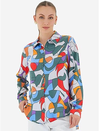 Camicia fantasia a maniche lunghe bdart