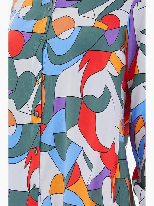 Camicia fantasia a maniche lunghe bdart - Kiabi Camicia fantasia a maniche lunghe bdart - Kiabi