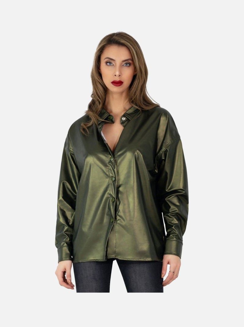 Camicia finta, maniche lunghe Kebello Verde - Kiabi
