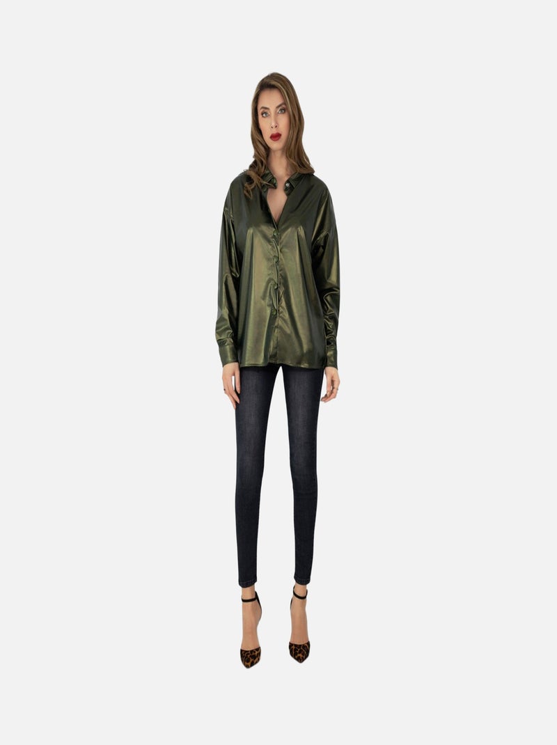 Camicia finta, maniche lunghe Kebello Verde - Kiabi