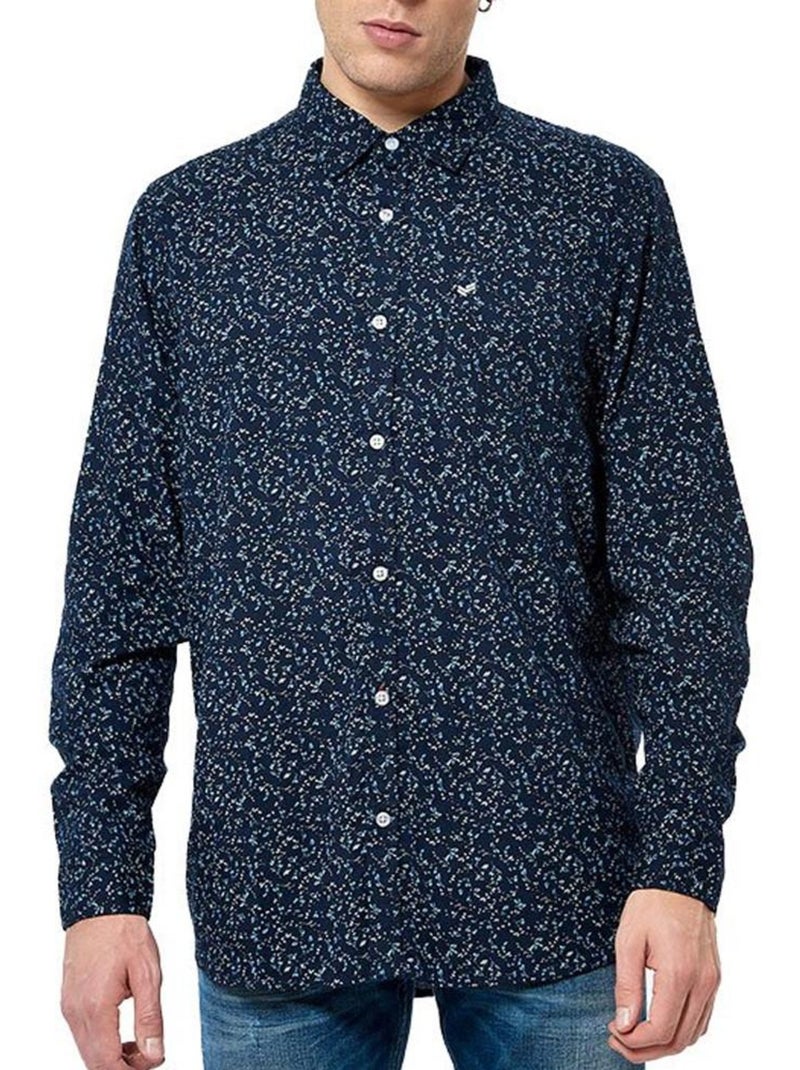 Camicia floreale uomo kaporal Blu marino - Kiabi