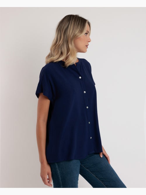 Camicia fluida a maniche corte da donna ADMAS - Kiabi Camicia fluida a maniche corte da donna ADMAS - Kiabi