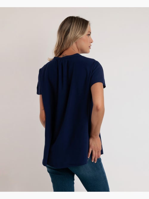 Camicia fluida a maniche corte da donna ADMAS - Kiabi Camicia fluida a maniche corte da donna ADMAS - Kiabi