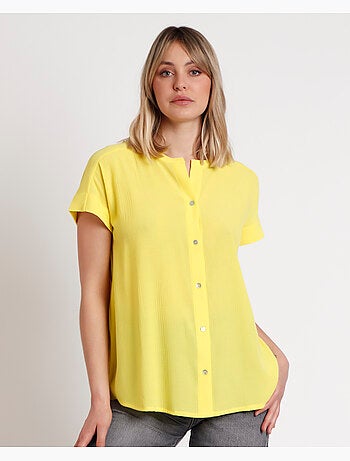 Camicia fluida a maniche corte da donna ADMAS