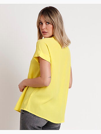 Camicia fluida a maniche corte da donna ADMAS