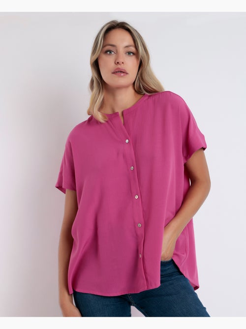 Camicia fluida a maniche corte da donna ADMAS - Kiabi Camicia fluida a maniche corte da donna ADMAS - Kiabi
