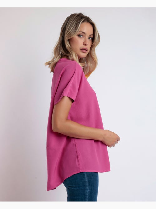 Camicia fluida a maniche corte da donna ADMAS - Kiabi Camicia fluida a maniche corte da donna ADMAS - Kiabi