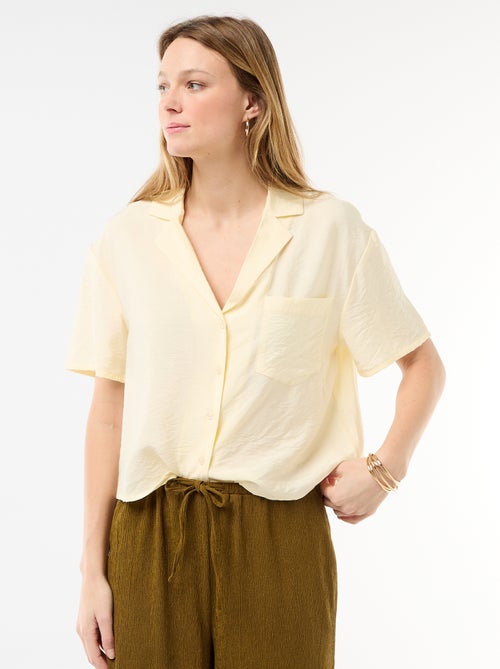 Camicia fluida a maniche corte - Kiabi