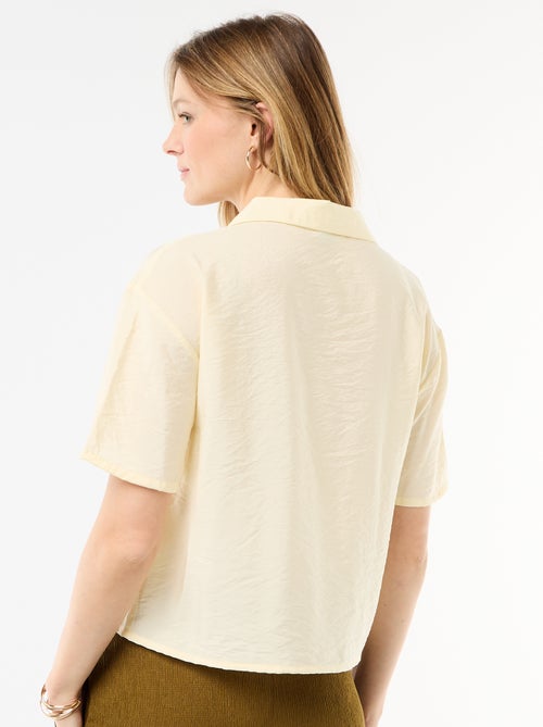 Camicia fluida a maniche corte - Kiabi