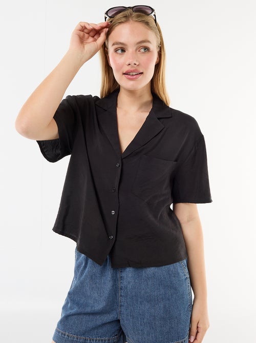 Camicia fluida a maniche corte - Kiabi
