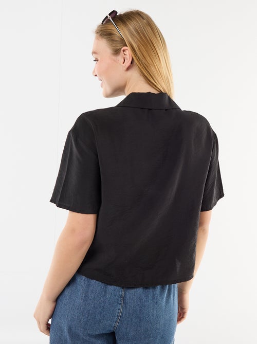 Camicia fluida a maniche corte - Kiabi