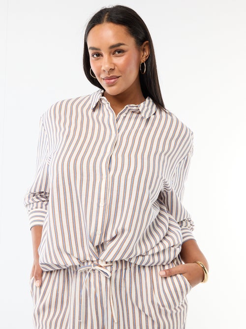 Camicia fluida a maniche lunghe - Kiabi