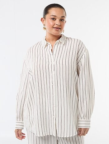 Camicia fluida a maniche lunghe