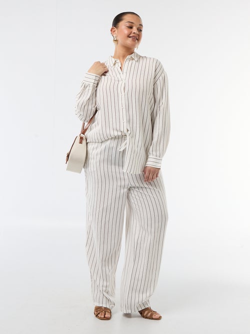 Camicia fluida a maniche lunghe - Kiabi