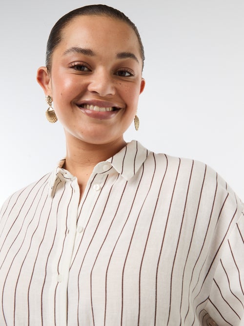 Camicia fluida a maniche lunghe - Kiabi