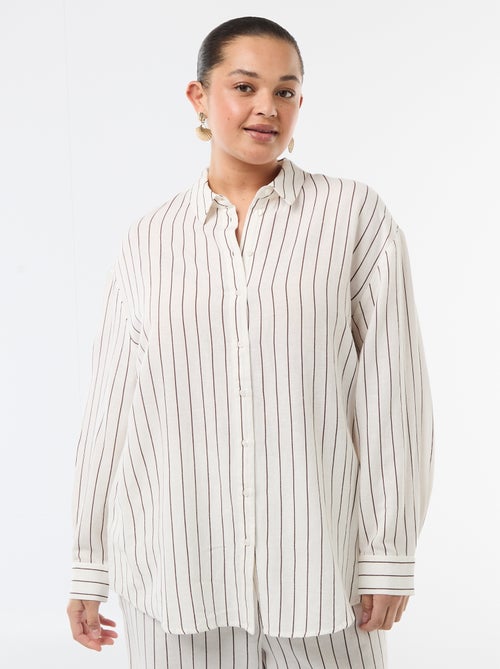 Camicia fluida a maniche lunghe - Kiabi