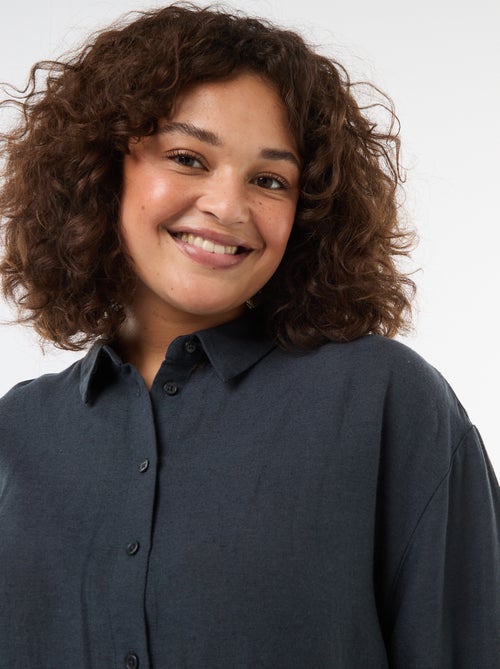 Camicia fluida a maniche lunghe - Kiabi