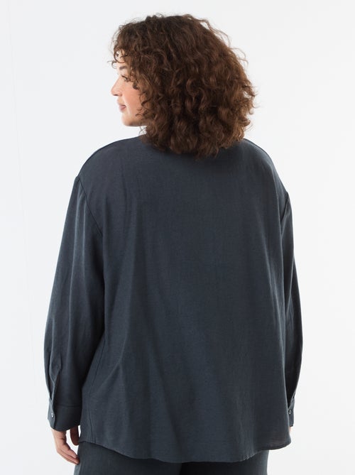 Camicia fluida a maniche lunghe - Kiabi