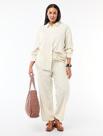 Camicia fluida a maniche lunghe