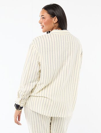 Camicia fluida a maniche lunghe