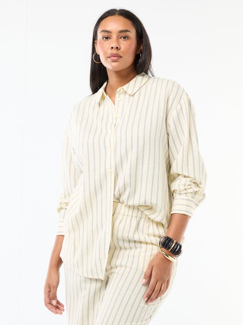 Camicia fluida a maniche lunghe - Kiabi