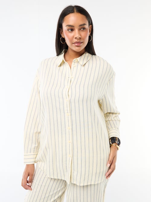Camicia fluida a maniche lunghe - Kiabi