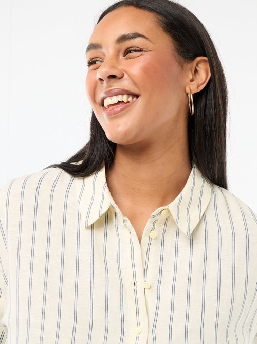 Camicia fluida a maniche lunghe - Kiabi