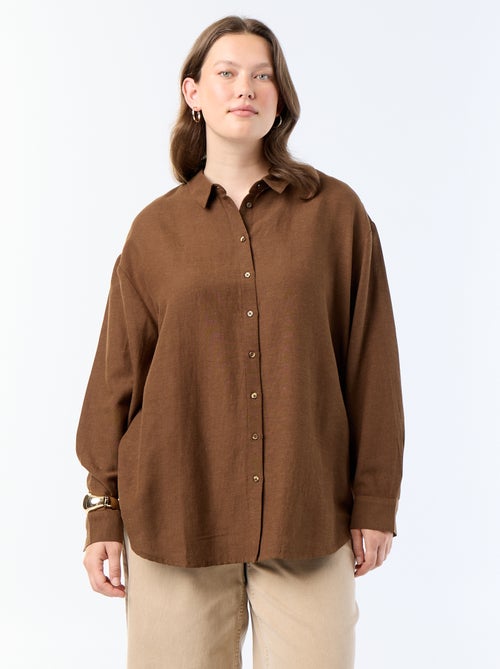 Camicia fluida a maniche lunghe - Kiabi