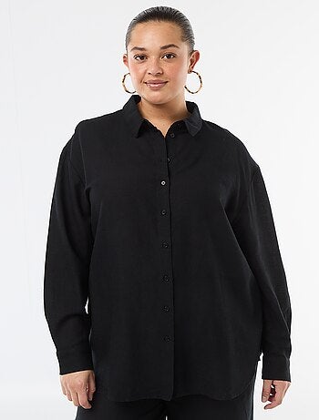 Camicia fluida a maniche lunghe