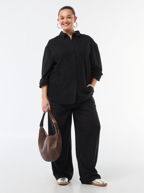 Camicia fluida a maniche lunghe - Kiabi