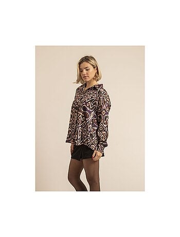 Camicia fluida a motivi OTILIE