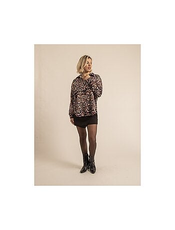 Camicia fluida a motivi OTILIE