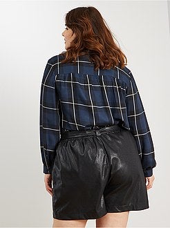 Camicia fluida a quadretti - Kiabi