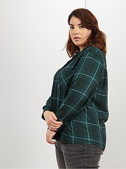 Camicia fluida a quadretti - Kiabi