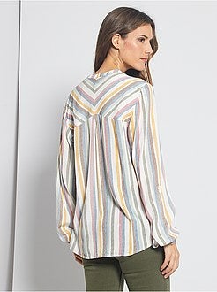Camicia fluida a righe - Kiabi