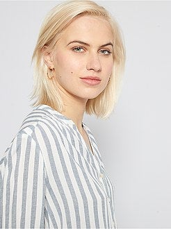 Camicia fluida a righe - Kiabi