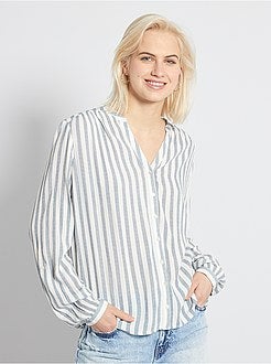 Camicia fluida a righe - Kiabi