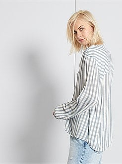 Camicia fluida a righe - Kiabi