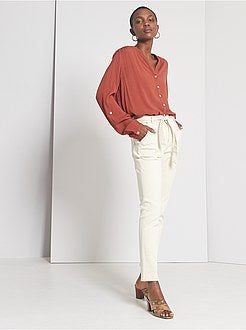 Camicia fluida a righe - Kiabi