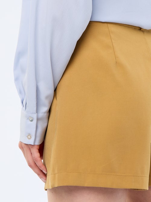 Camicia fluida a tinta unita - Kiabi