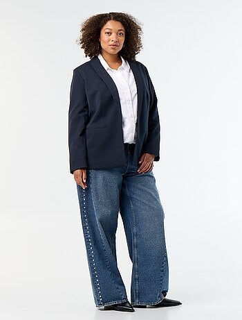 Camicia fluida oxford tinta unita