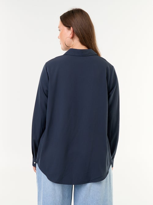 Camicia fluida tinta unita - Kiabi