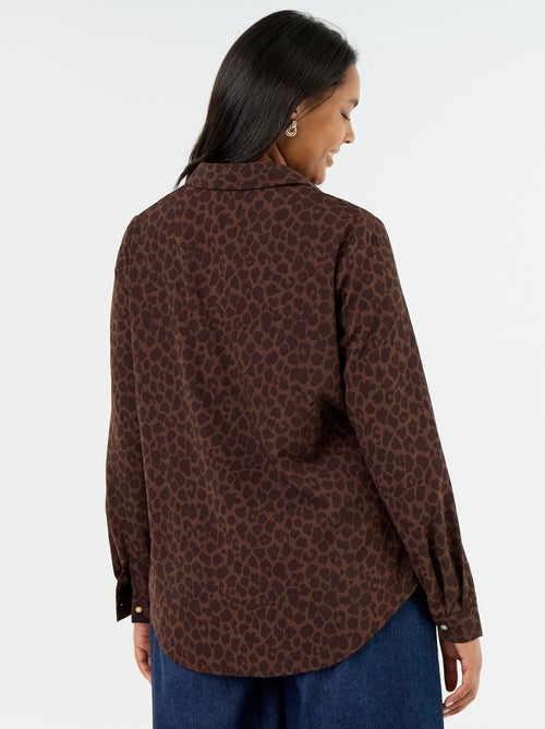 Camicia fluida tinta unita - Kiabi Camicia fluida tinta unita - Kiabi